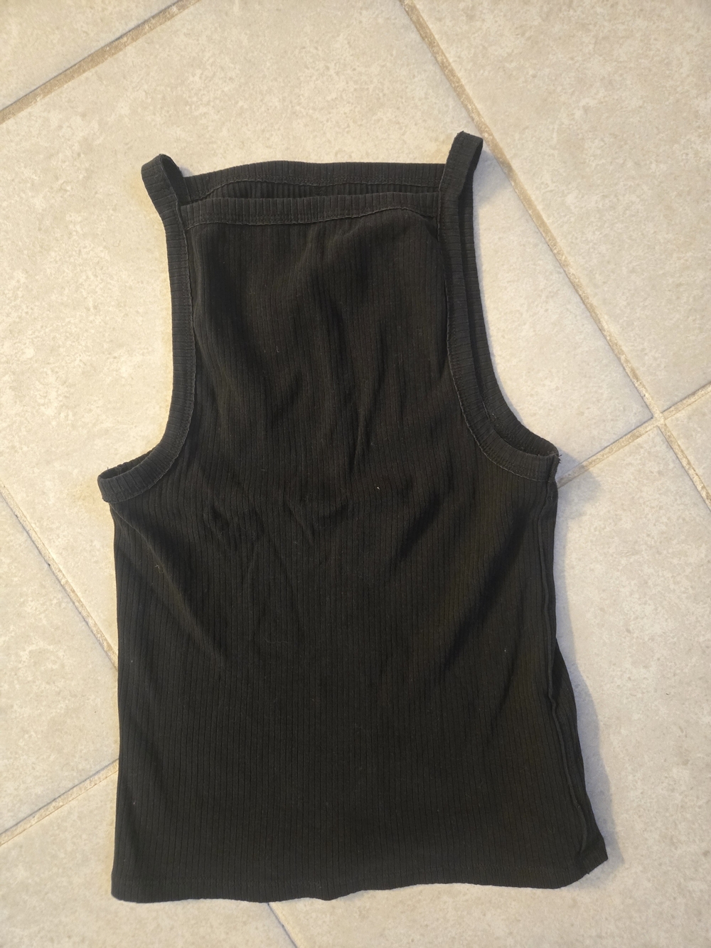 We The Free Black Ribbed Tank Top - Women